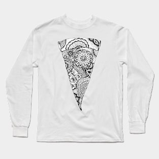 Pizza mandala Long Sleeve T-Shirt